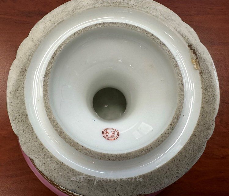 Сервиз десертный “Роза Помпадур. Севр Цветы и птицы” SEVRES СЕВР