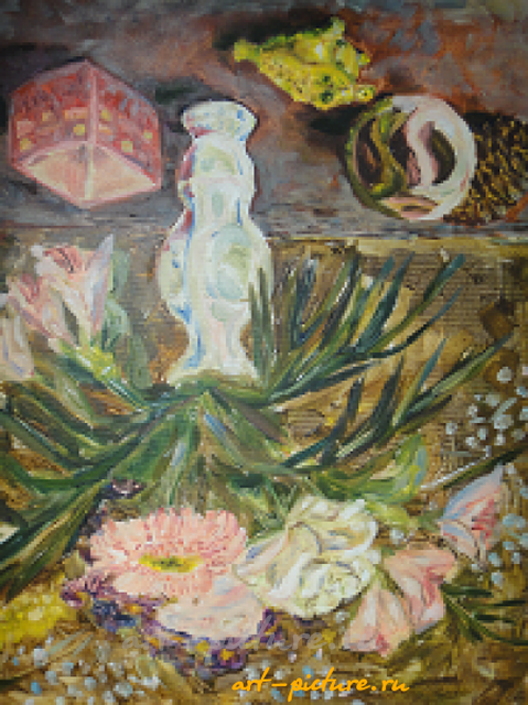 Букет масло,холст