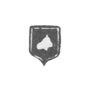 Городское клеймо Великого Устюга 1854-1859 гг. "Сидящий Водолей"