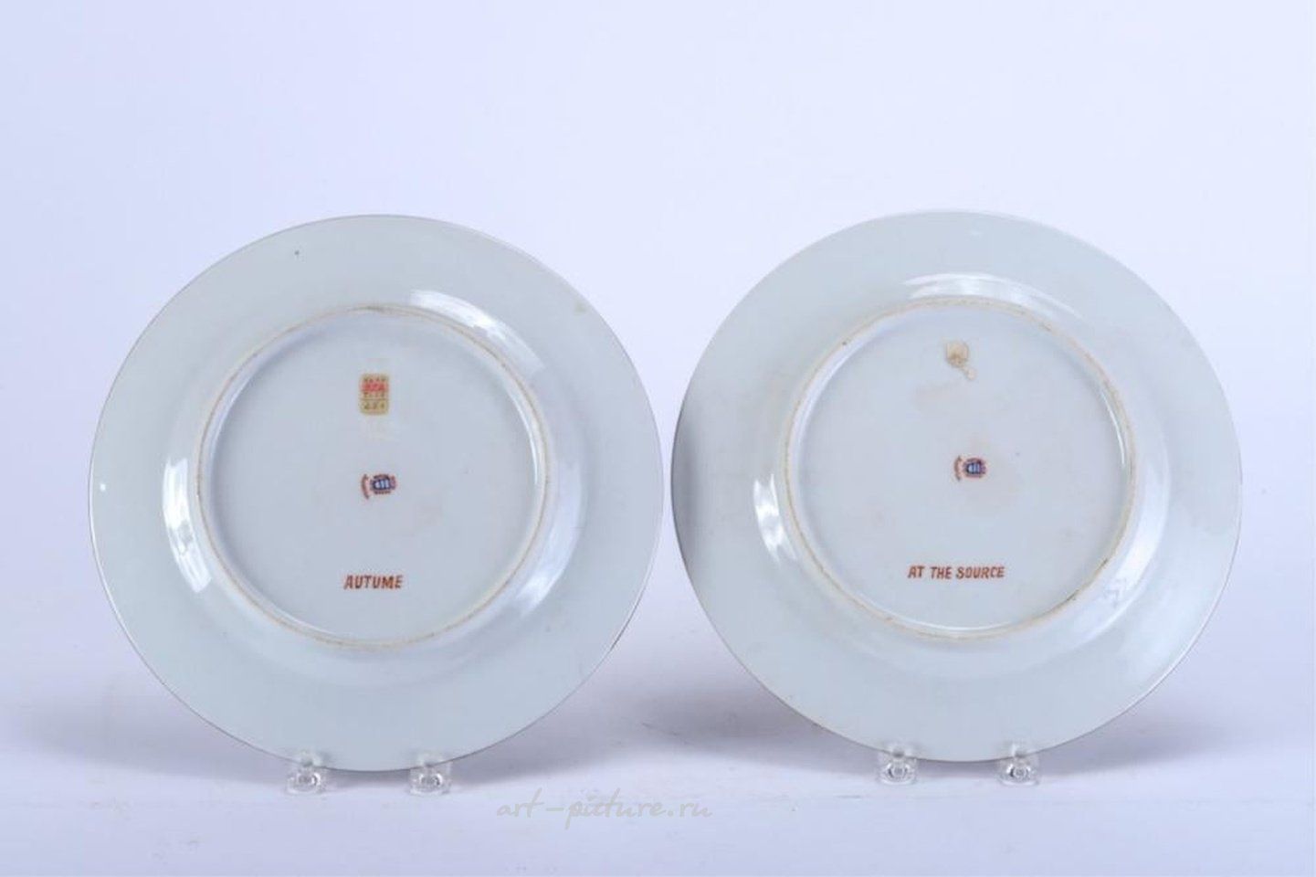 Royal Vienna , Фарфоровые тарелки в стиле ар-нуво от Royal Vienna