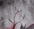 Статуэтка Дерево акварель,карандаш…