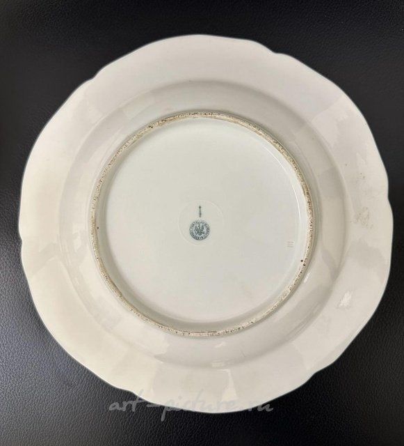 Тарелка военная кабинетная КПМ, около 1849-1870 гг.