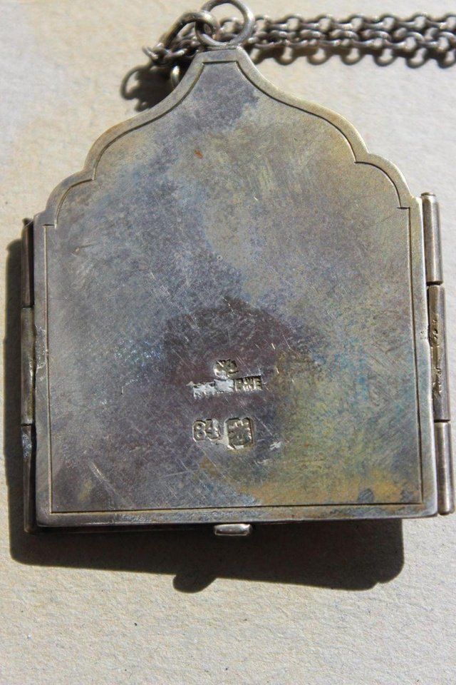 Русское серебро , Иконостас Фаберже из эмалированного серебра, Иверская Богоматерь