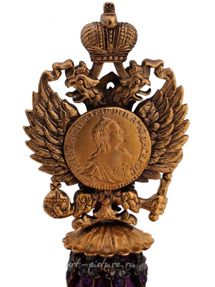 Русское серебро , Русская золоченая серебряная эмаль, рубин, бриллианты - бутылка