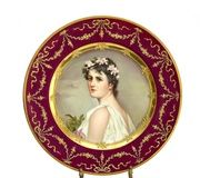 Фарфоровая плита "Undine" из коллекции "Royal Vienna Austria"