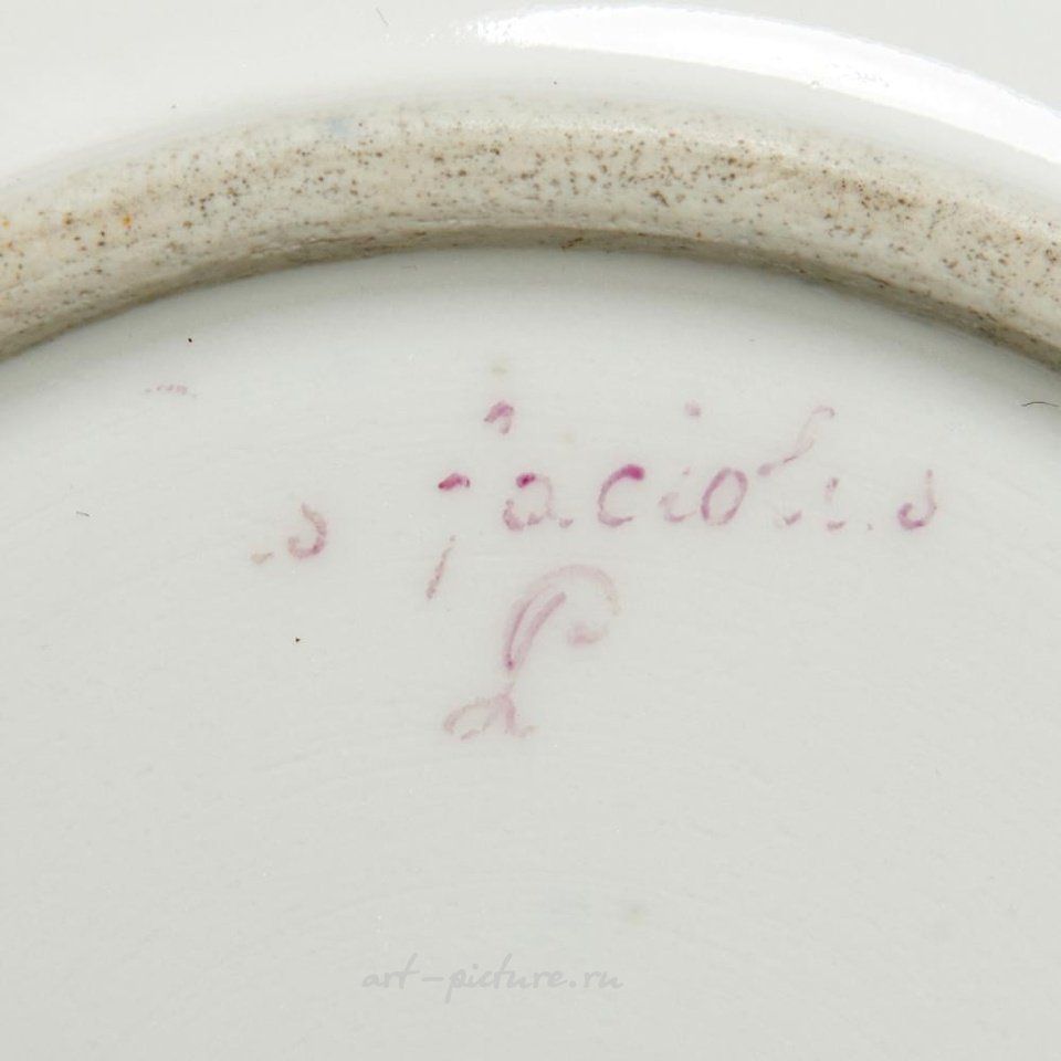 Royal Vienna , Фарфоровая коллекция чашек и блюдец 19 века