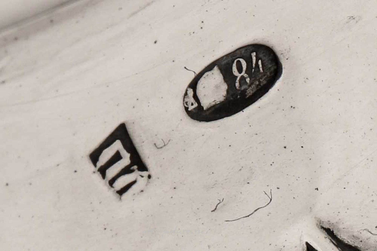 Русское серебро , Серебряная сахарная корзинка русского серебра 84 пробы начала XX века