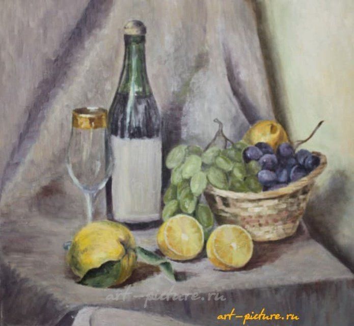 Летний масло, холст 