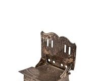 Серебряная солонка-трон, Москва, 1879 год, мастер С. Иконников