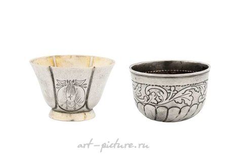 Русское серебро, Русская серебряная водочная чарка (чарка) раннего 18 века Петра I