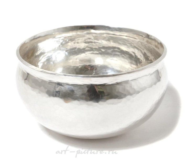 Серебряная дизайнерская ваза (миска). Швеция, 1988 год Дизайнер Roland Lantz (Роланд Ланц).