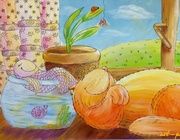 Весна Холст на подрамнике, акрил, лайнер 