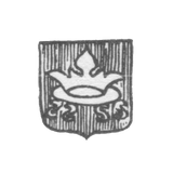 Городское клеймо Калинин (Тверь) 1816-1830 гг. "Корона на подставке"