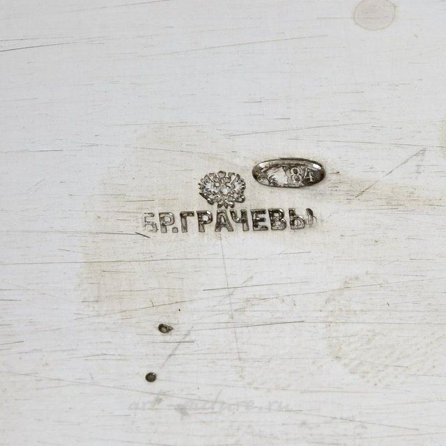 Ваза с перекидной ручкой, Российская империя (Россия), Бр. Грачевы