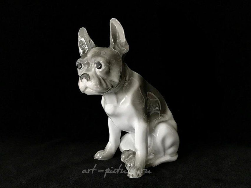 Cтатуэтка "Французский бульдог" Hutschenreuther Германия 1925-1929 год