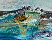 Озеро надежды масло, холст, оргалит 