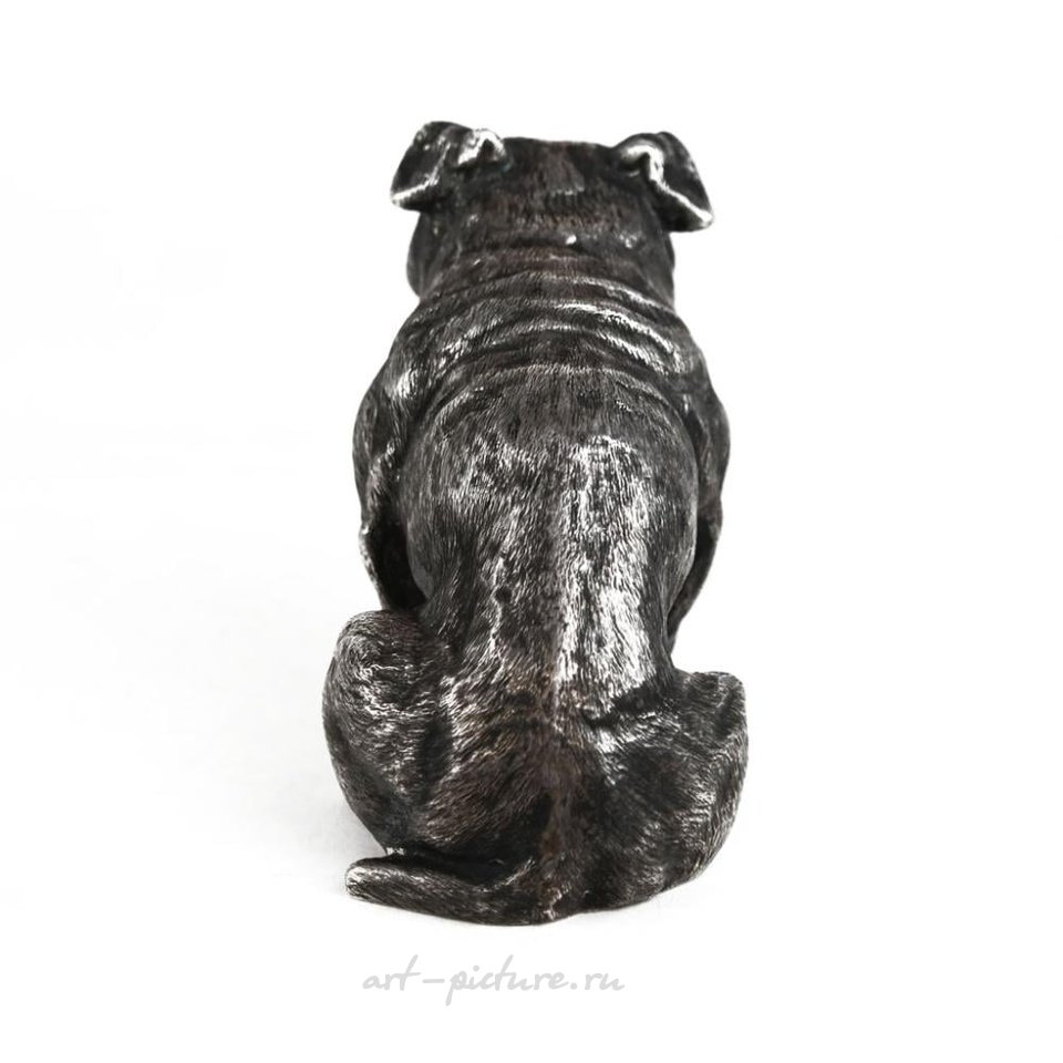 Russian silver , Vintage Russian Silver Bulldog