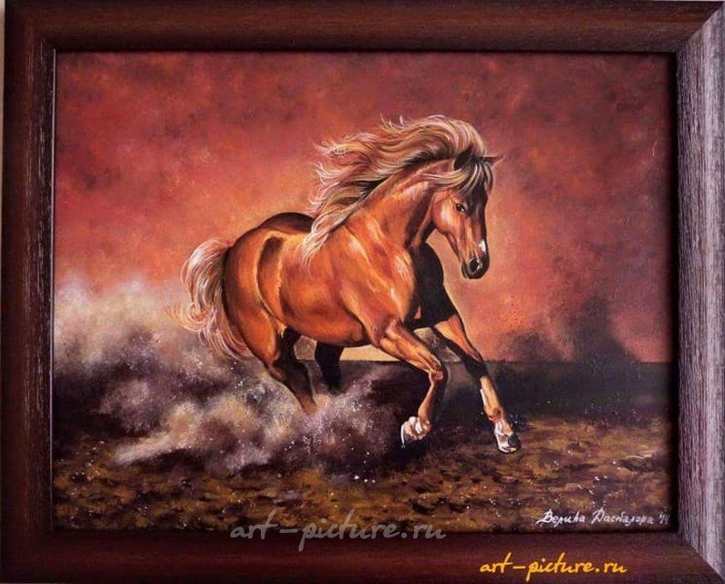 "Жребец" акриль,MDF 