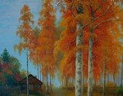 Осенний блюз холст масло 