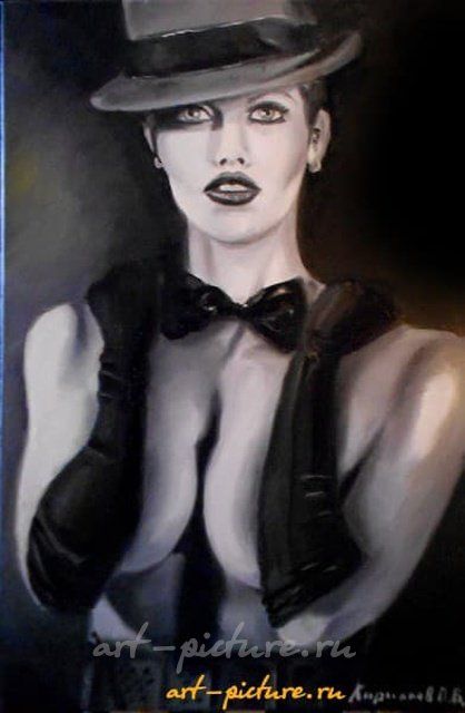 В тени желаний масло, холст 