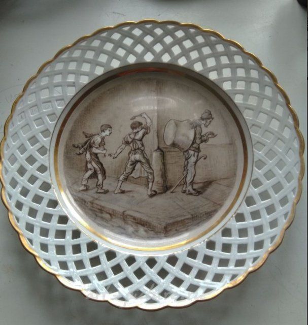 Художественная тарелка KPM