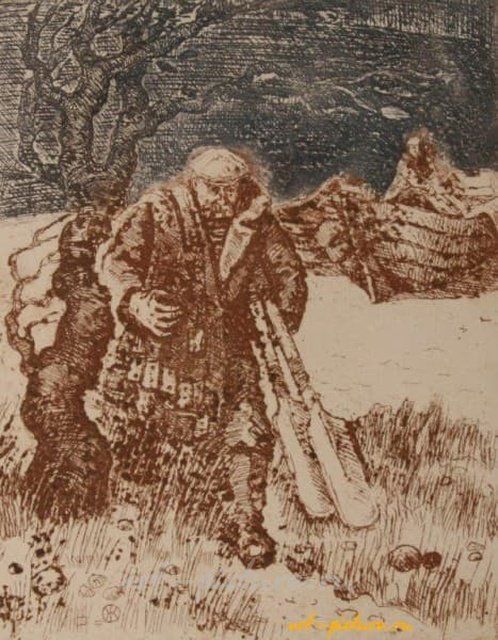 Старый рыбак. Рыбацкие будни (из серии)