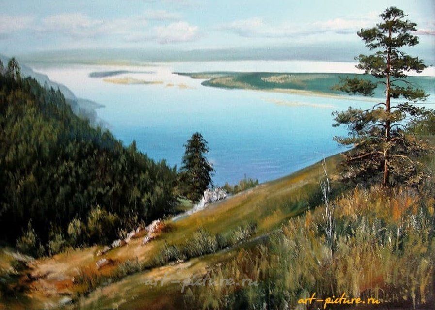 Стрельная гора масло,холст