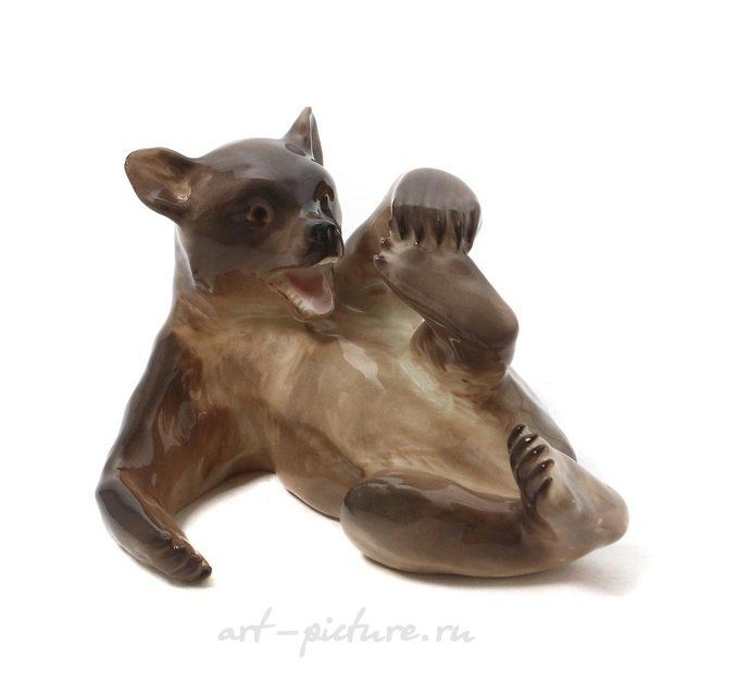 Фарфоровая фигура "Медвежонок". Rorstrand