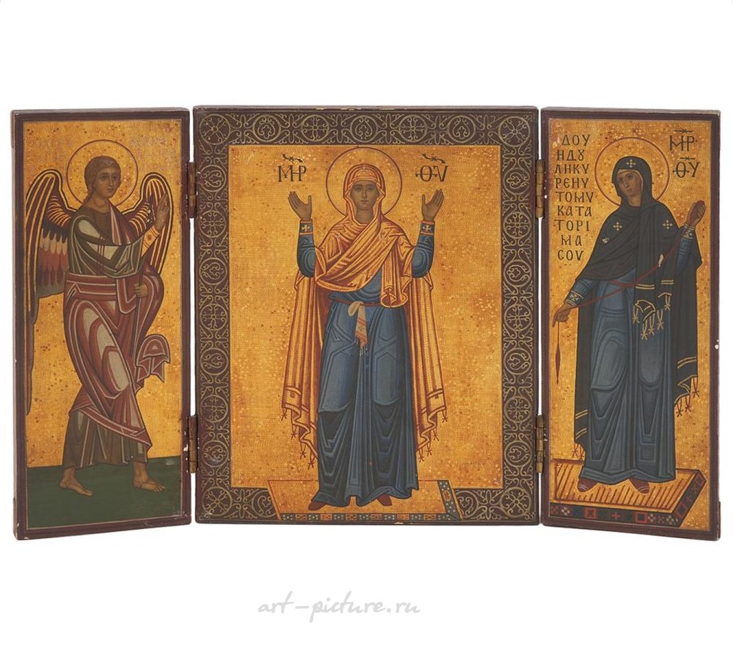 Русское серебро , Четыре русских иконы включают "Богородицу"