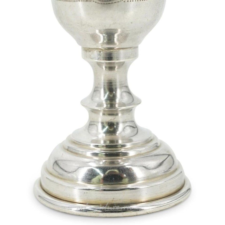 Русское серебро , Антикварная серебряная кидушная чаша 875 пробы