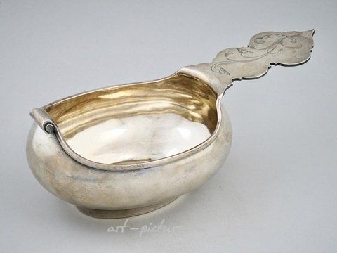 Русское серебро, Любавин, 1899-1908 гг. Русский серебряный ковш характерной формы