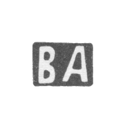 Клеймо мастера Акимов В. - Москва - инициалы "ВА" - 2-я половина 19 века - 1908 г.