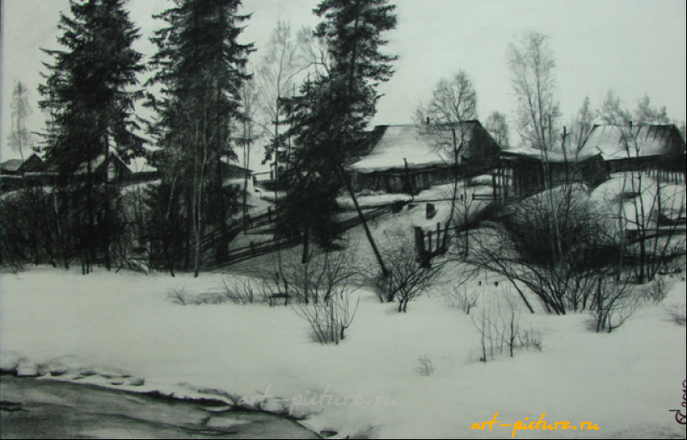 Ай-Ега(серия берега) бум.уголь 