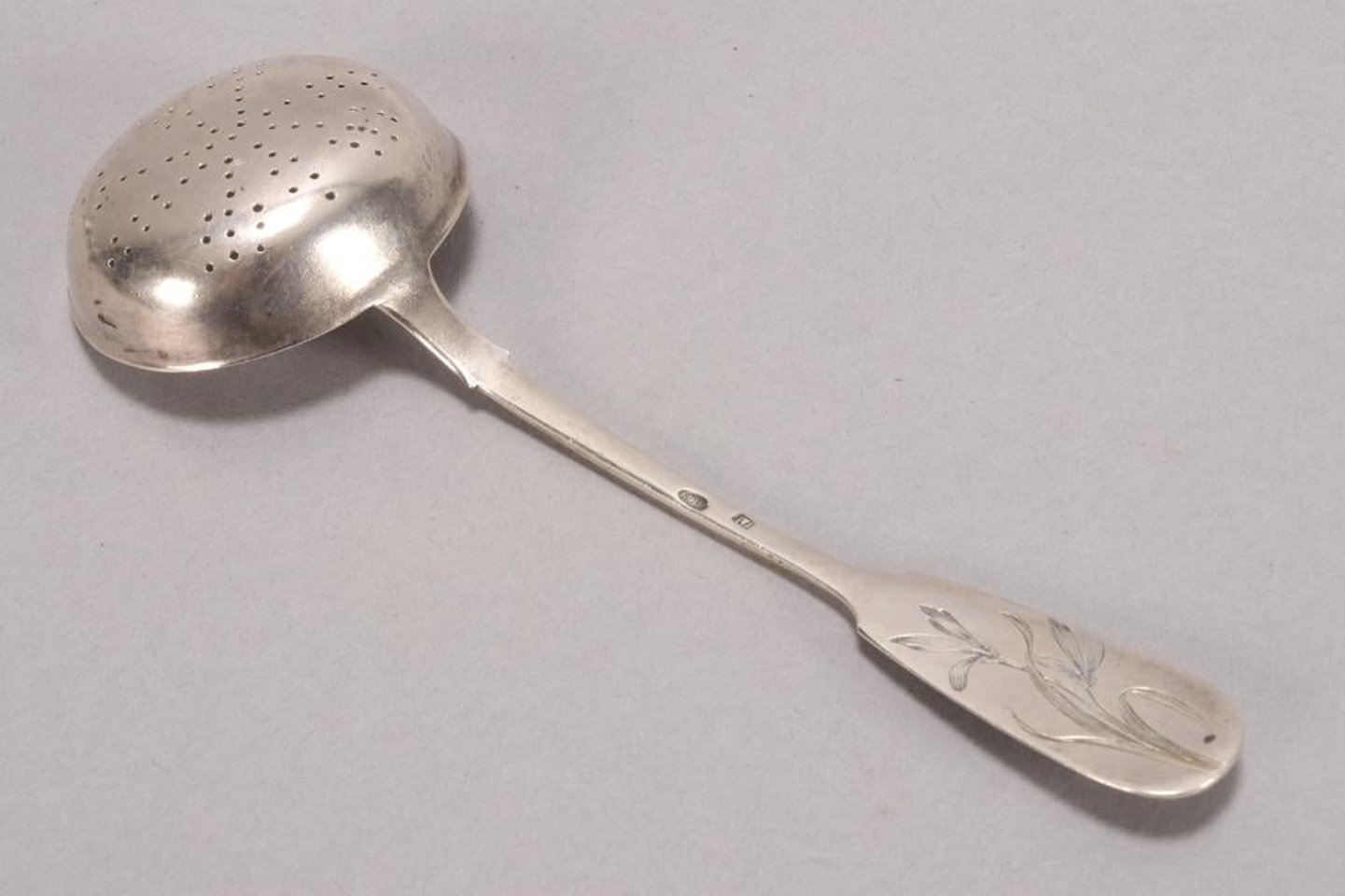 Russian silver , Early 20th Century Russian Niello Silver Belt