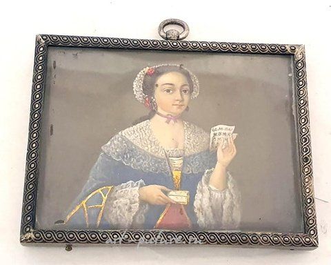 Русское серебро, Миниатюра с женской фигурой