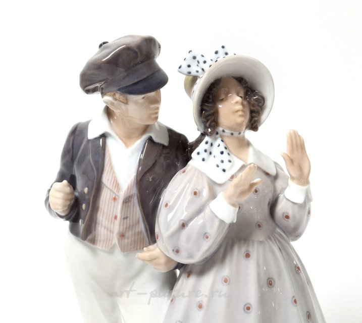 汉斯和特莉娜。丹麦，哥本哈根，皇家哥本哈根