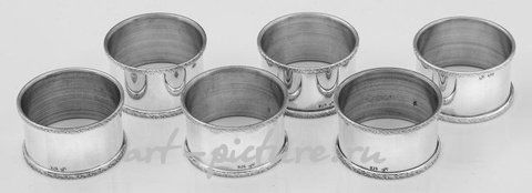 Серебряные скатертные кольца: описание и характеристики