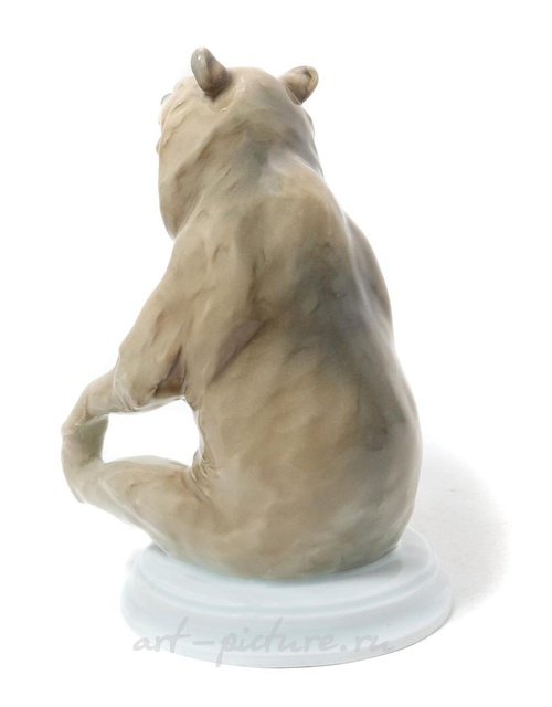 陶瓷雕像 坐着的熊，德国，卡尔·恩斯