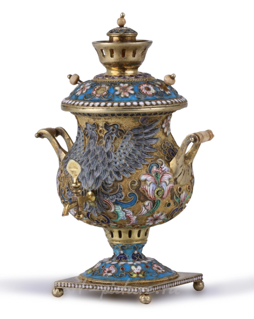 Серебряная миниатюра Самовар. Василий Коноваленко