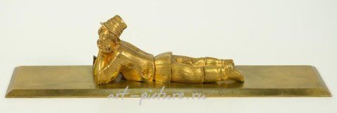 Русское серебро, Пресс-папье "Мальчик-пастушок"