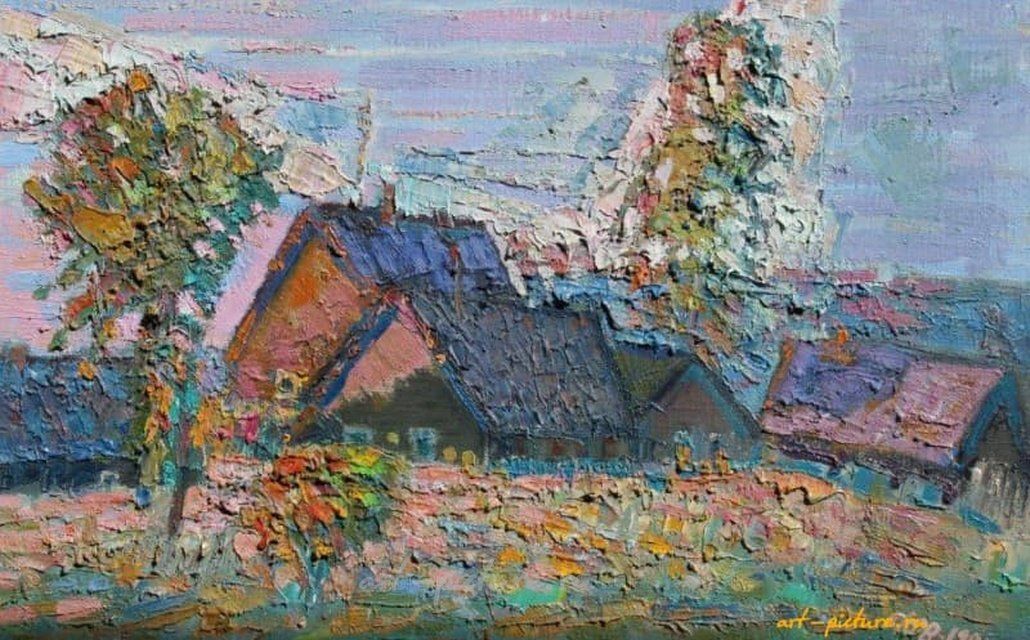 Утренний мотив. Холст, масло. 33 х 50 см.