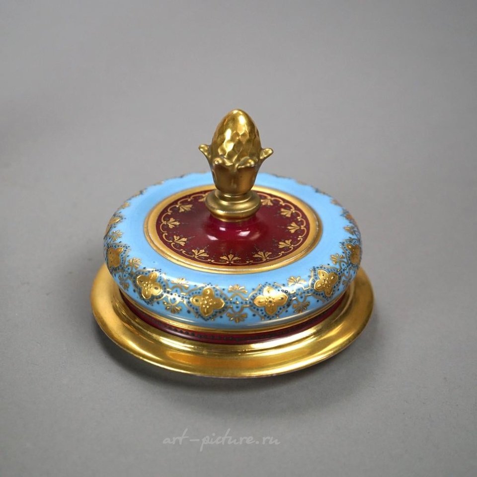 维也纳皇家瓷器 , 古董奥地利皇家维也纳手绘及珐琅装饰...