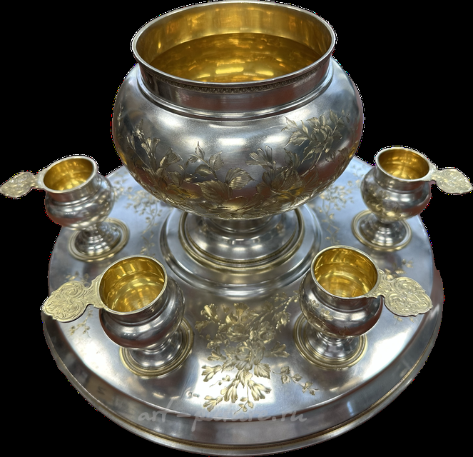 Набор для крюшона, Россия, Москва. Фирма М.С. Волганинов