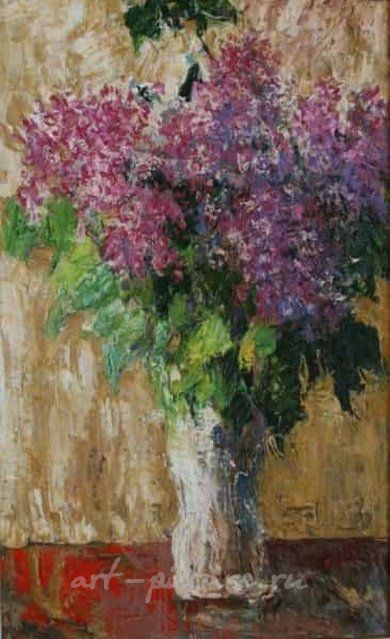 Сирень. Холст, масло. 68 х 42 см.