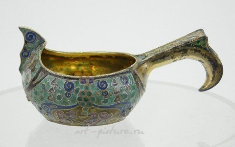 Русское серебро, Антикварный русский серебряный ковш