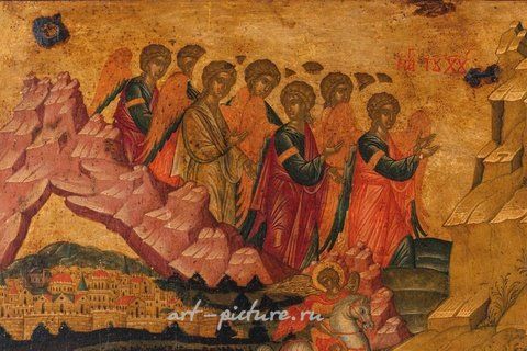 Русское серебро, Икона Венецианско-критского происхождения, изображающая поклонение волхвов