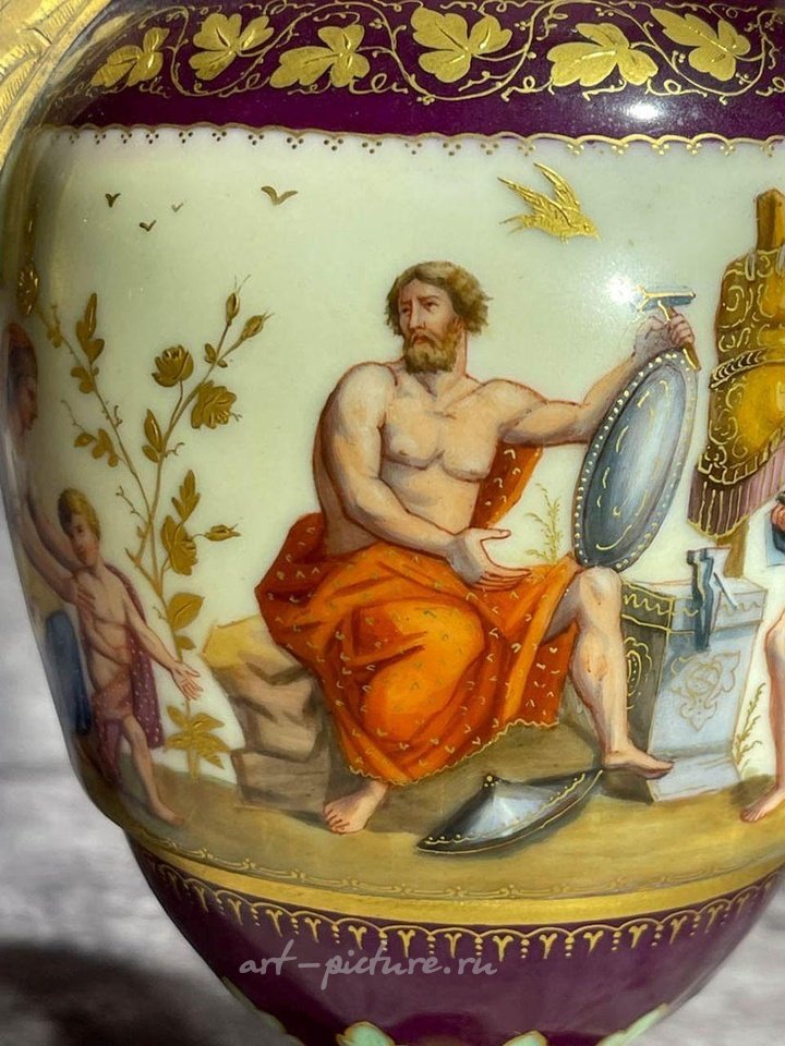 Royal Vienna Porcelain , Royal Vienna Porcelain Vase