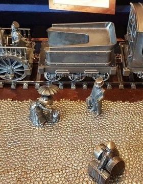 купить Ювелирная скульптурная композиция Николаевская железная дорога, серебро