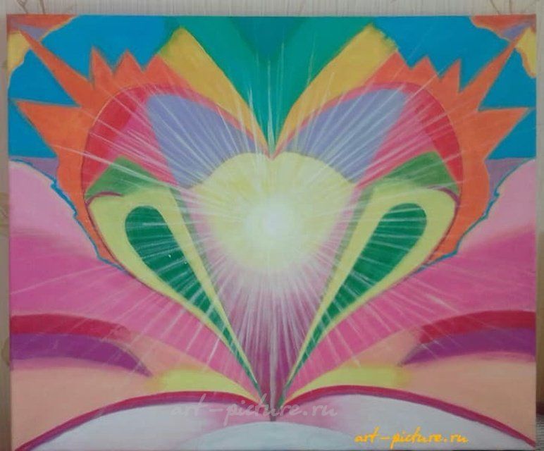 Свет масло,холст на подрамнике, лак 