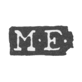 Клеймо мастера Энкенберг Михаэль - Ленинград - инициалы "M-E-"
